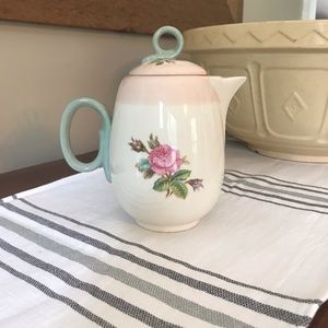 Homer Laughlin Moss Rose Small Teapot